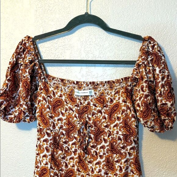 Faithfull the Brand Floral Brown Midi Dress - Picture 4 of 8